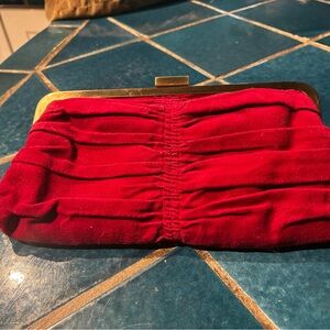 Elegant Burgundy Clutch Bag